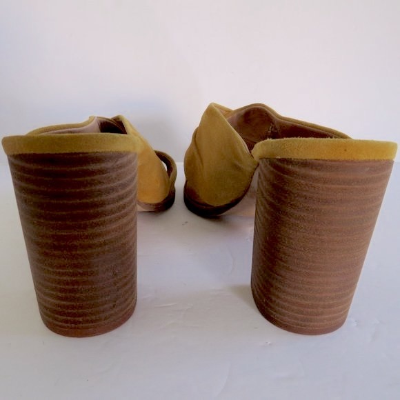 MADEWELL $148 The Alexandria Mule in Suede Block Heel Shoes Size 9 - Picture 6 of 7